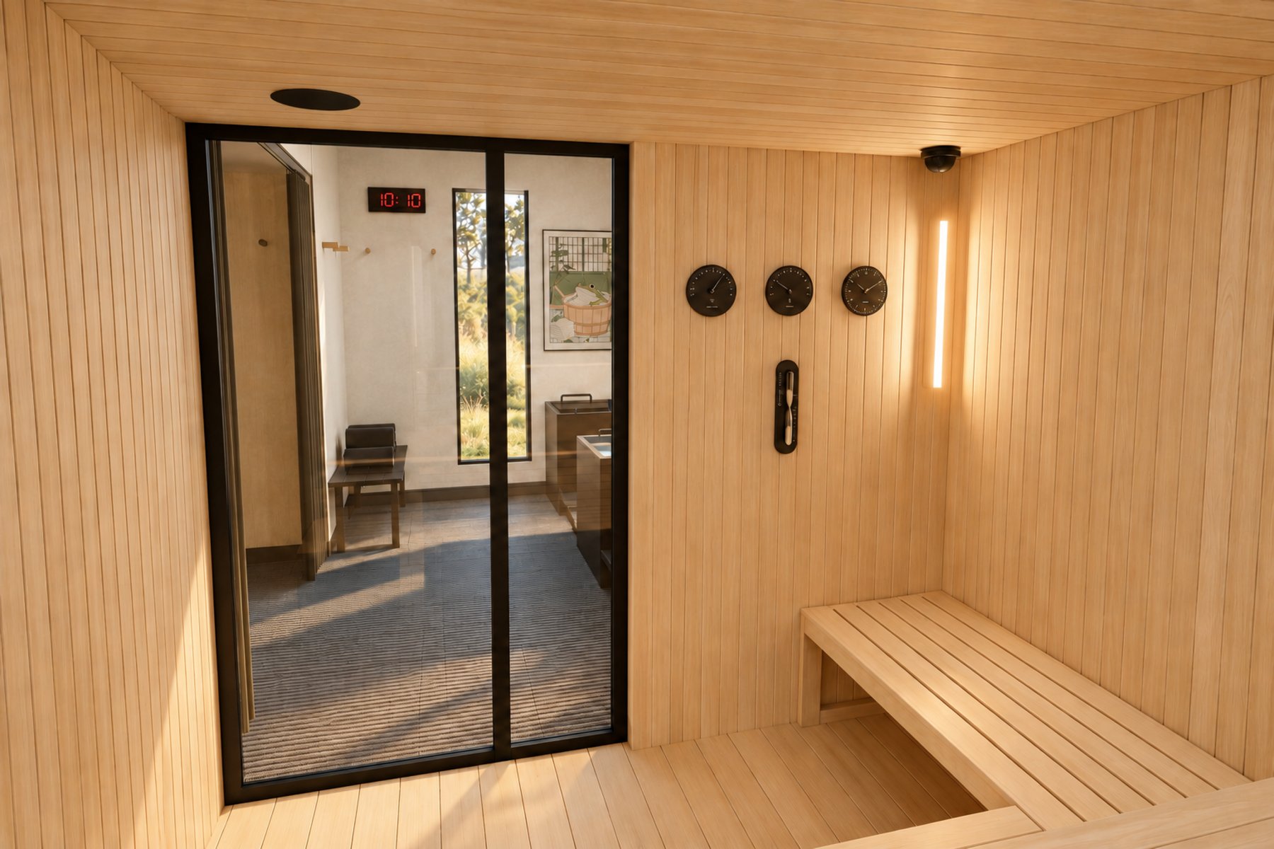 Finnish dry sauna